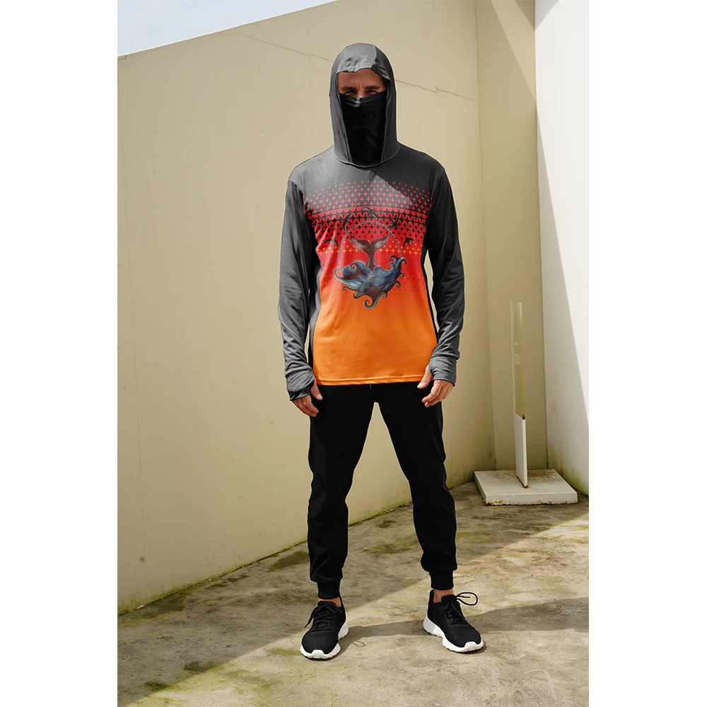 Summer Clothing Trend - Fishing Shirts Men Sun Protection Hoodie
