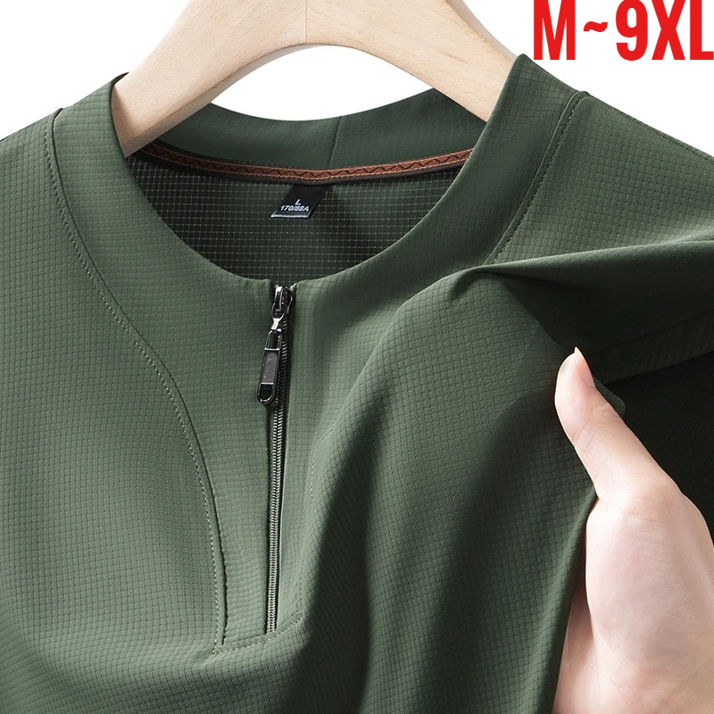 Summer Clothing Trend - Big Size 9XL Men's Ice Silk