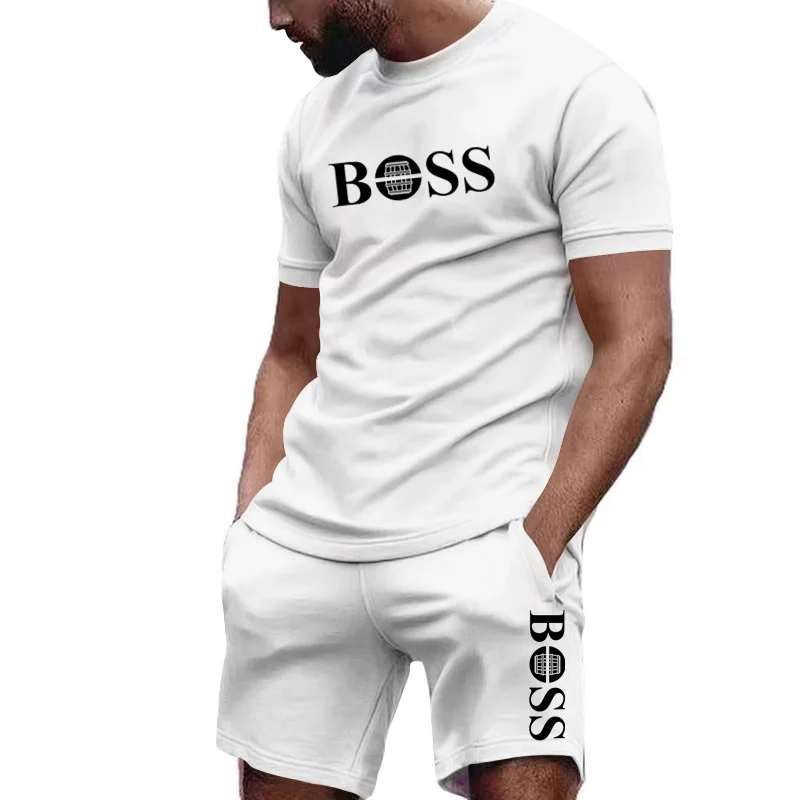 Summer Clothing Trend - Men's two-piece sportswear short sleeved T-shirt
