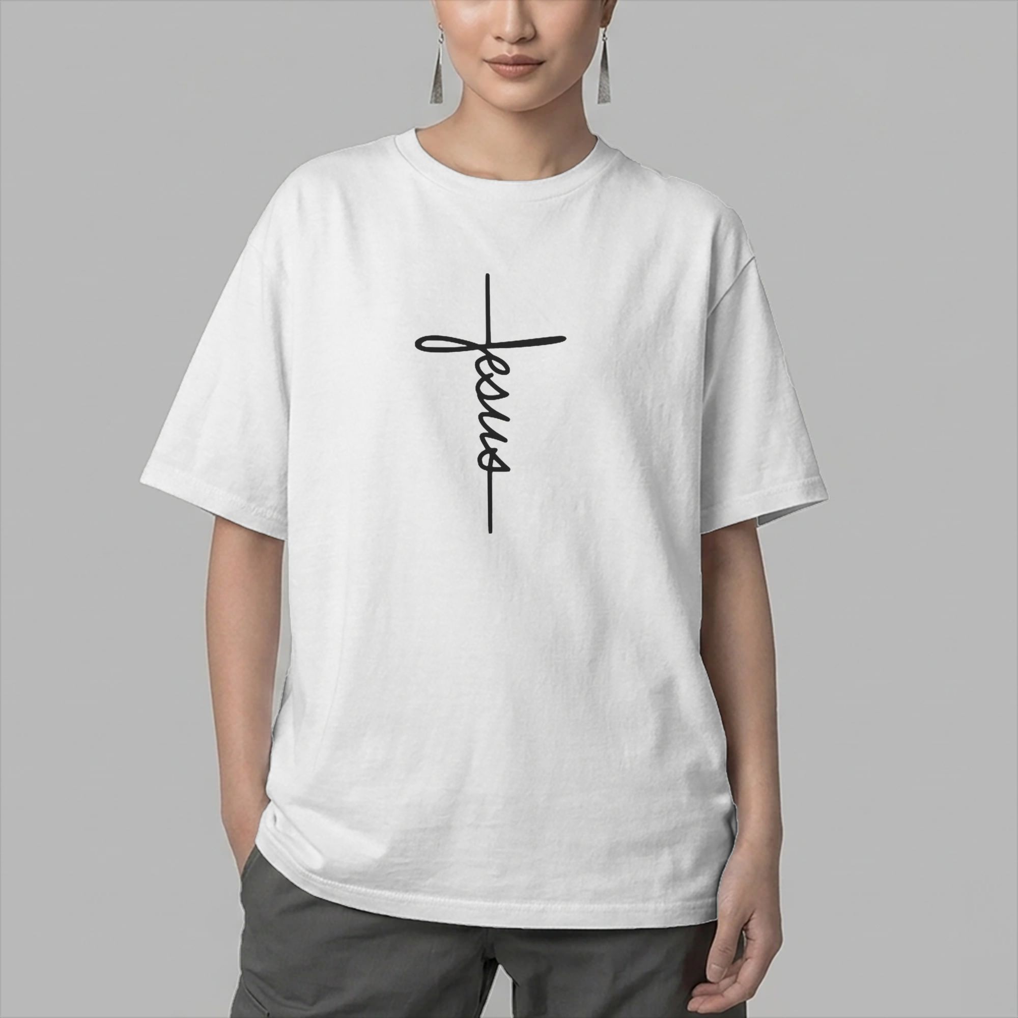 Men T-Shirts Jesus Name as a C - Summer Clothing Names 评论和价格
