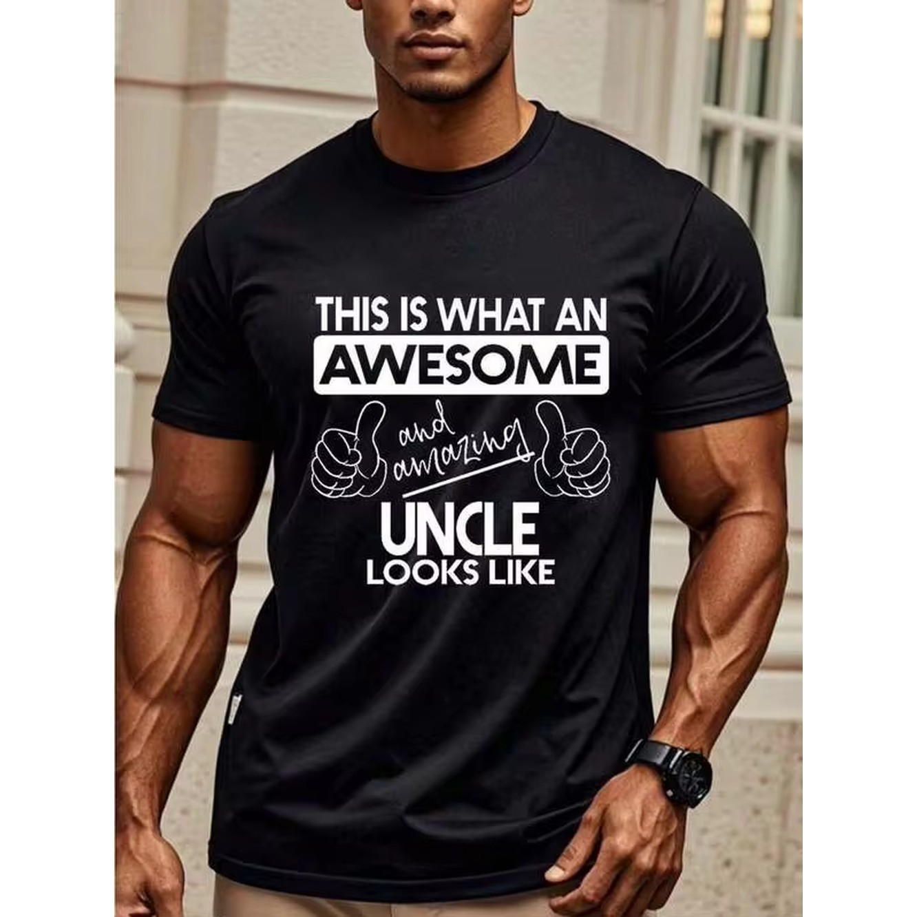 Awesome Uncle Graphic Tee THIS - Summer Clothing Outfit Ideas 评论和价格