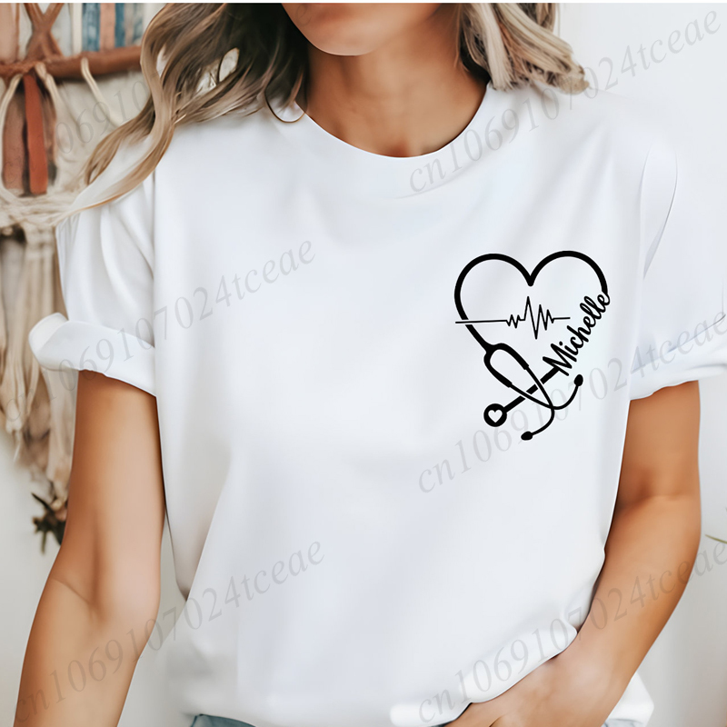 Custom Nurse Personalized Shir - Summer Clothing Names 评论和价格