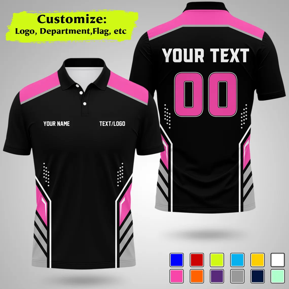 New Personalized Team Polo Shi - Summer Clothing Names 评论和价格