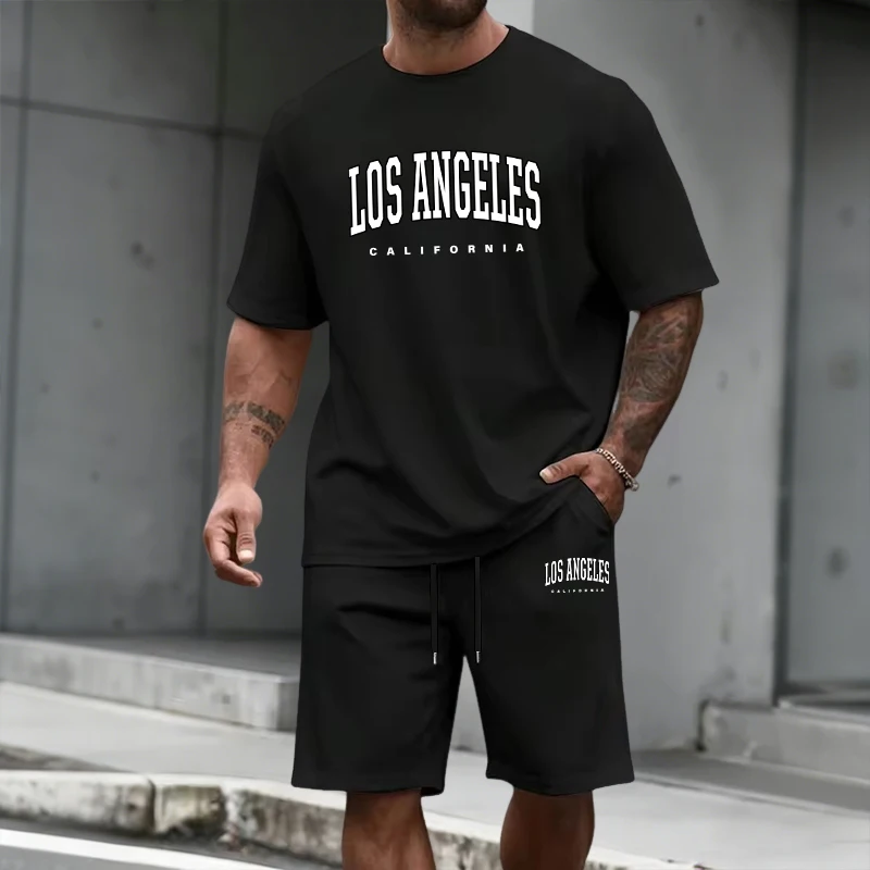 Men's Tracksuit Short Sleeve T - Summer Clothing Trend 评论和价格