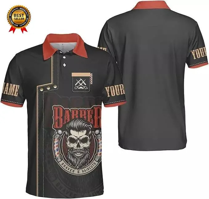 2025 Barber Short Sleeve Polo  - Summer Clothing Names 评论和价格