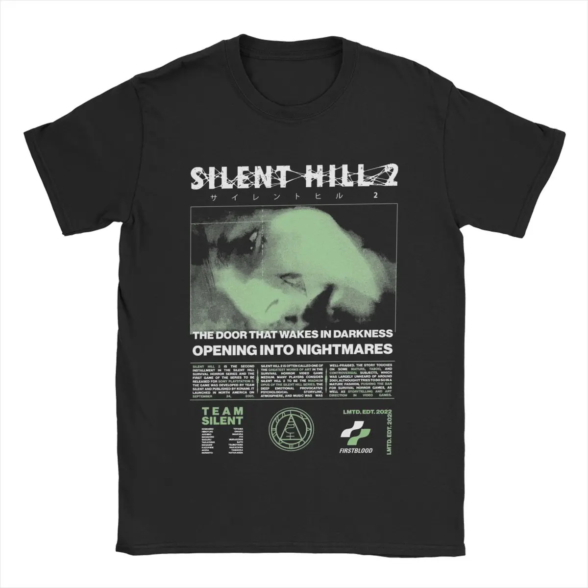 Men Silent Hill 2 T Shirts Cot - Summer Hill Clothing 评论和价格