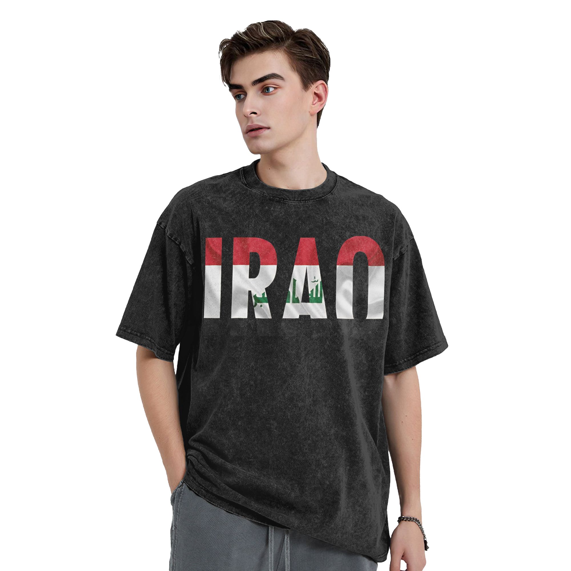 IRAQ Flag Name Stylish T-Shirt - Summer Clothing Names 评论和价格