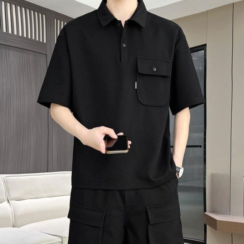 Men's Summer Short Sleeve Polo - Summer Clothing Men 评论和价格