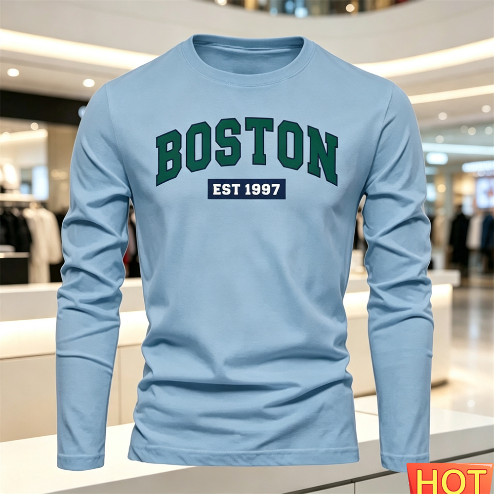 Autumn Summer Men's long sleev - Summer Clothing Trend 评论和价格