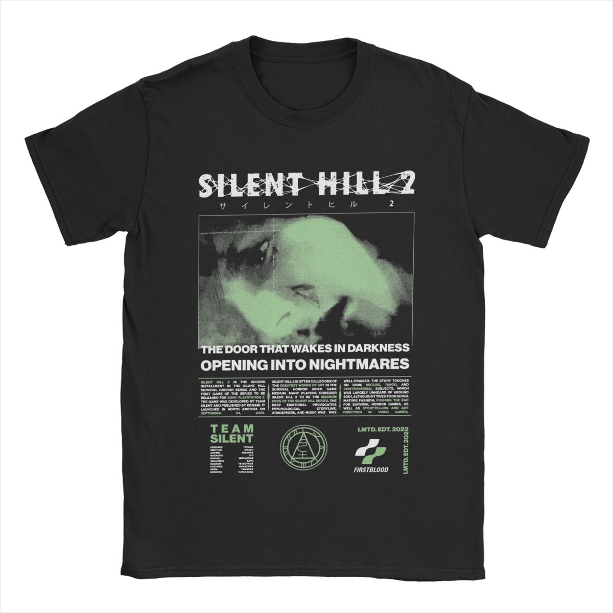 Men Silent Hill 2 T Shirts Cot - Summer Hill Clothing 评论和价格