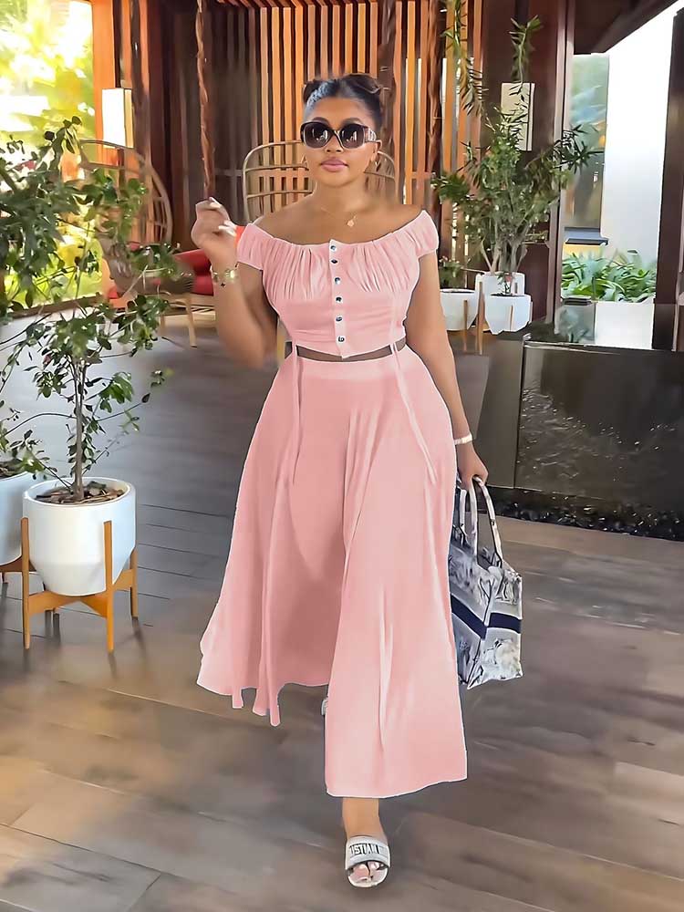 Two Piece Set for Women Dress  - Summer Clothing Women Sale 评论和价格