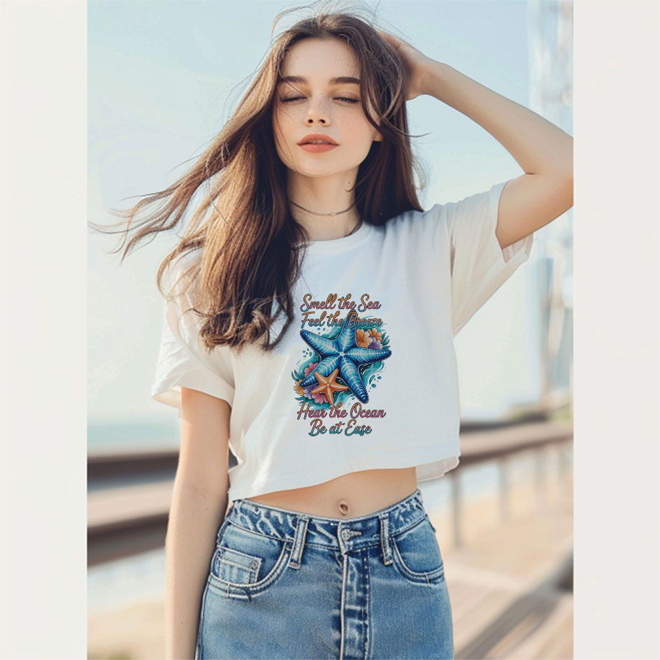Bright Cartoon Heat Transfer D - Summer Duck Clothing 评论和价格