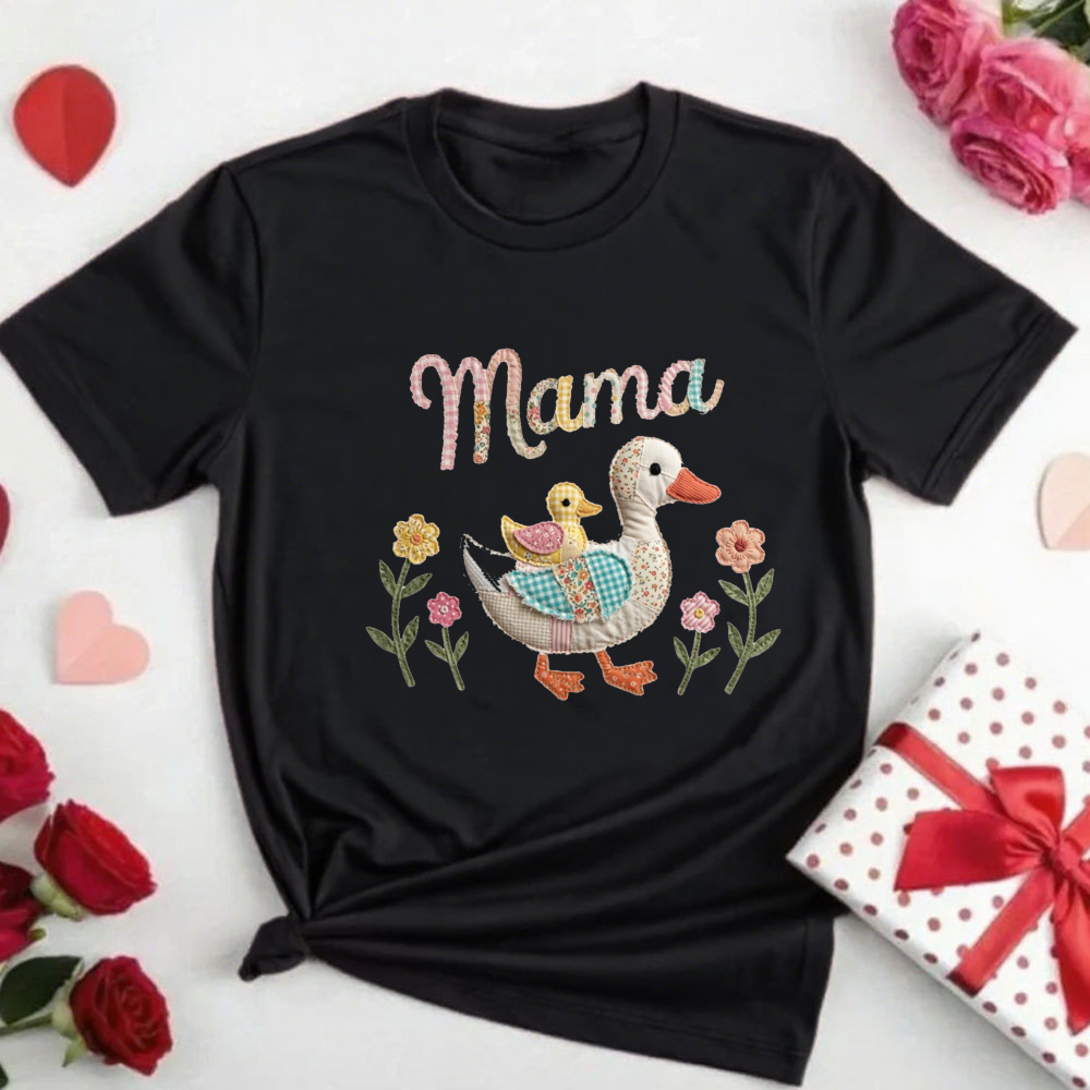Women Summer Mama Duck Patchwo - Summer Duck Clothing 评论和价格