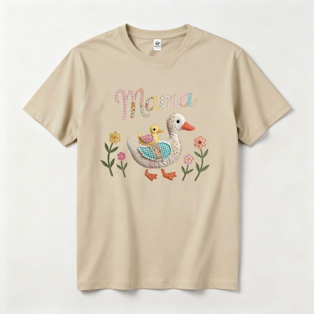 Women Summer Mama Duck Patchwo - Summer Duck Clothing 评论和价格