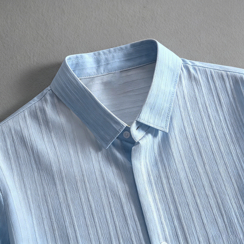 2026 New Men Vertical Wrinkle  - Summer Clothing Trend 评论和价格