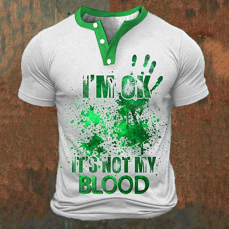 Funny 3D Letter Print Men's He - Summer Clothing Men 评论和价格