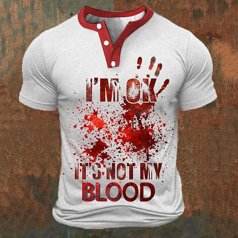 Funny 3D Letter Print Men's He - Summer Clothing Men 评论和价格